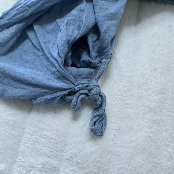 Scandal Made in Italy Blue Skirt Size M Flowy Light Festivals Summer - Picture 4 of 7